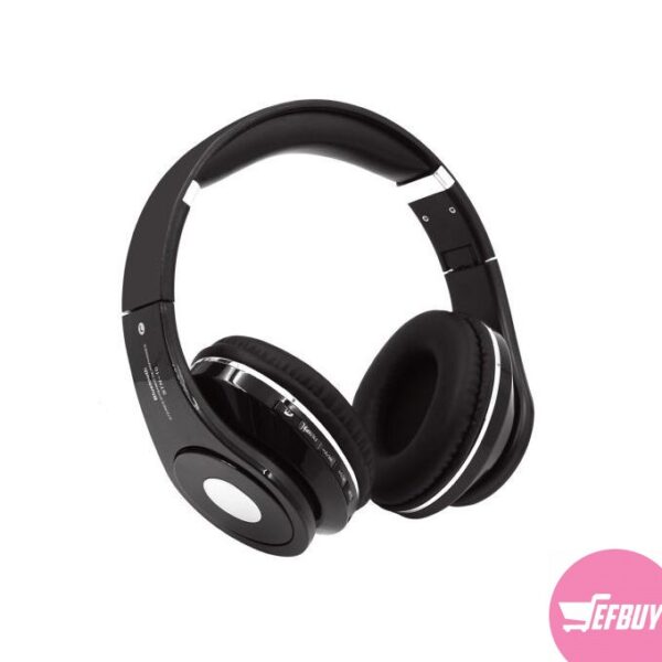 STN-10 Wireless Bluetooth 4.2 Noise Cancelling Stereo Folding Over Ear Headphone with Microphone -Black