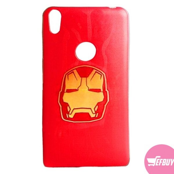 Iron Man Soft Back Case for Tecno Camon-CX - Red