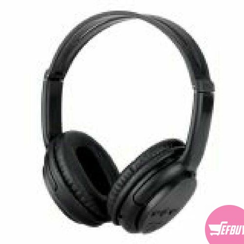 BAT FM and memory card headphones - Black