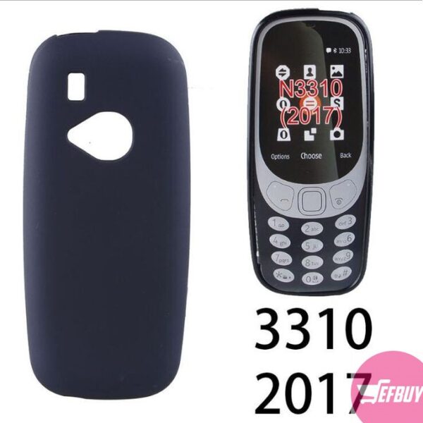 Silicone Case for New Nokia 3310(2017) - Black