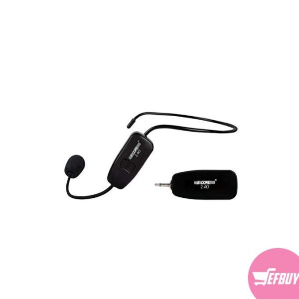 5 Core WHM-01 2.4G Wireless Headset Microphone - Black