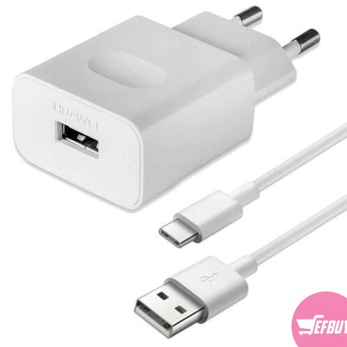 Huawei HW-05900EHQ - Wall Charger & USB Type C Cable - White