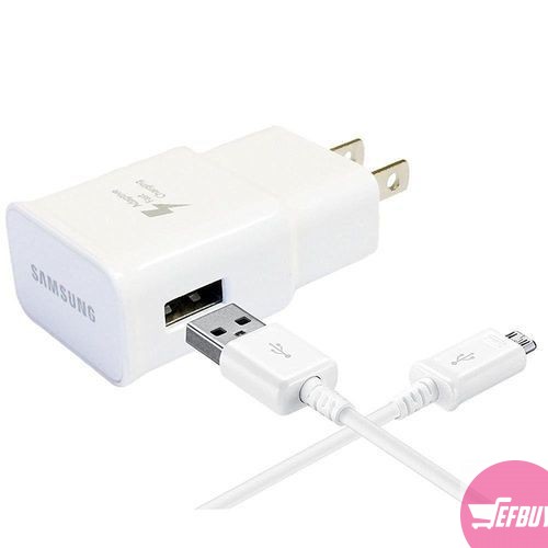 Original Genuine Samsung Fast charger Plus a Free Type-C USB Cable Supports All Samsung Flagships and Devices (S5, S6, S7, S8, S9, Note 4, Note 5, Note 7, Note 8, Note9, A5, A6, A8, A9, J5, J6, J7, J8)