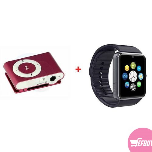 A1 Bluetooth Smart Watch Black Plus A Free Mp3 - Black,White,Maroon.