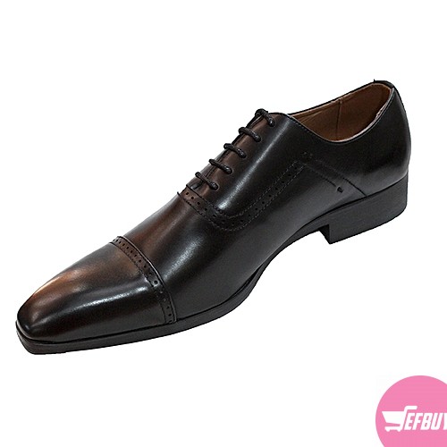 Men's gentle tassel shoes - black