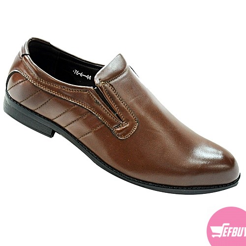 Men's gentle oxford shoes- brown - Image 2