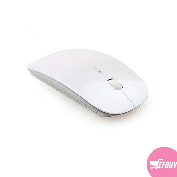 Ultra Slim Optical Wireless Mouse - White