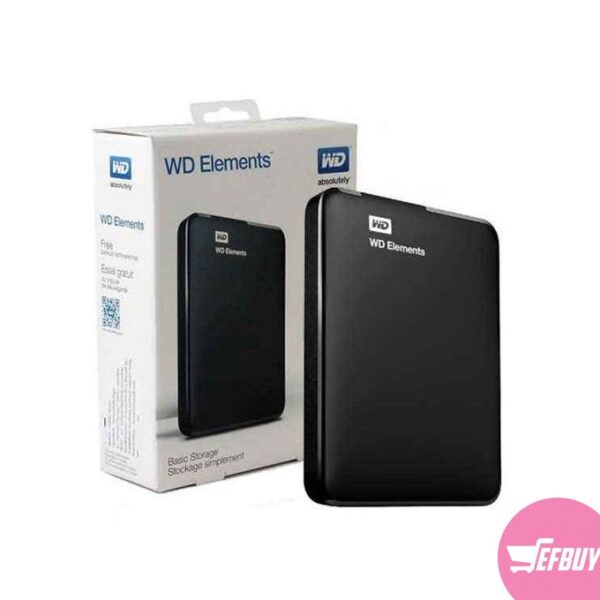 1TB External Hard Disk - Black