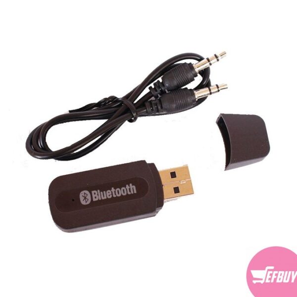 USB Bluetooth Wireless Music Receiver, 3.5mm audio port, Transmission Distance - Black