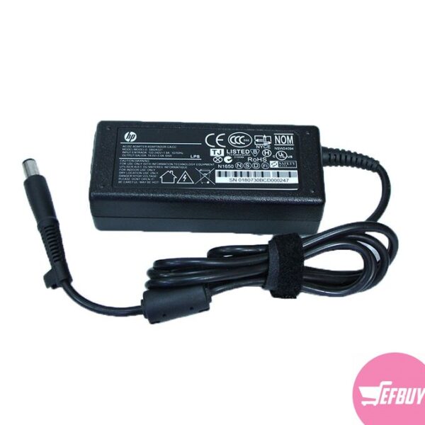 HP Big Pin Laptop Charger 18.5V~3.5A 65W - Black