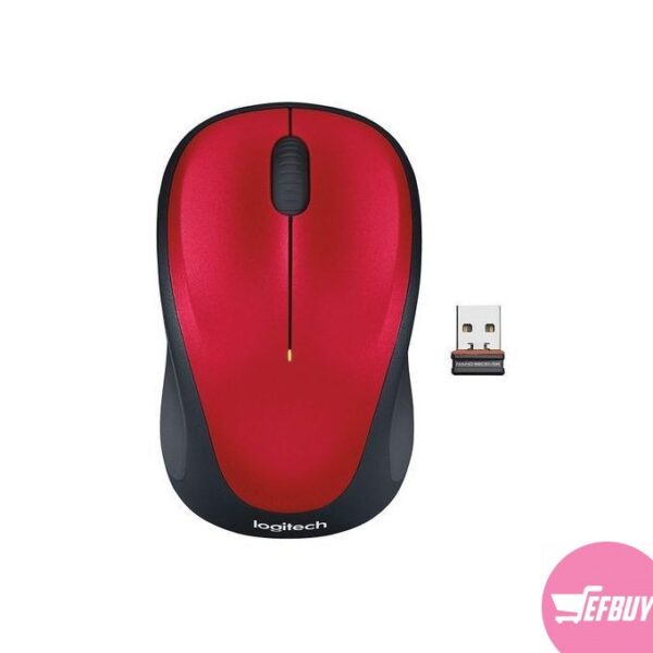 Logitech M235 Wireless Mouse - Red