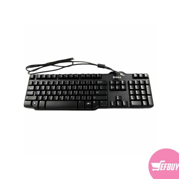 Dell USB 104-Key Wired Keyboard - Black.