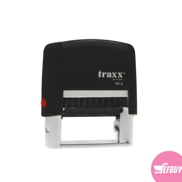 Traxx Printers 9012 Self-inking text stamp 48×18 mm - Black