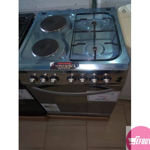 Besto Superchef 2 Electric, 2 Gas Cooker - Grey