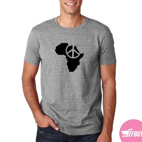 African unity and progress t-shirt-Grey.