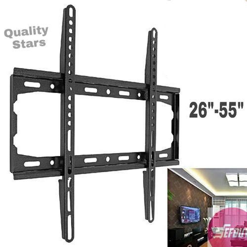 26"-55" Flat TV Wall Mount for LED, LCD & PDP TVs - Black