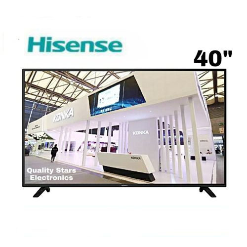 Hisense 40" TV with Inbuilt Digital Free to Air Decoder -Black