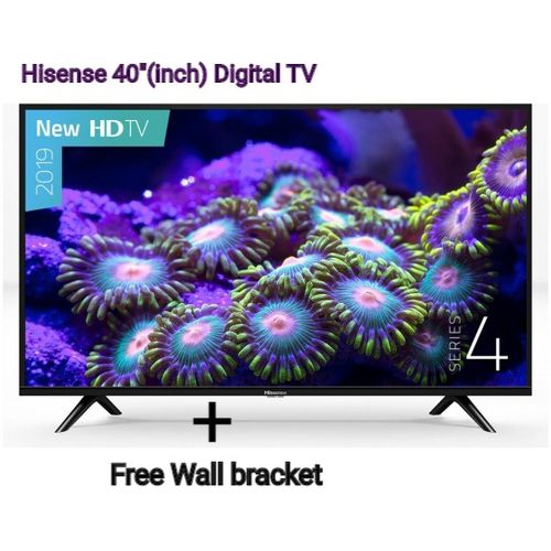 Hisense 40" Digital or with inbuilt(F.T.A) Free to air decoder - Black