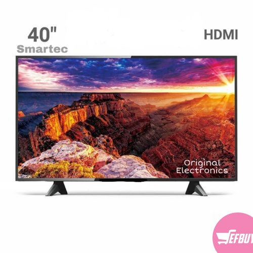 Smartec 40" TV with Inbuilt Free to Air Digital Decoder, -Black