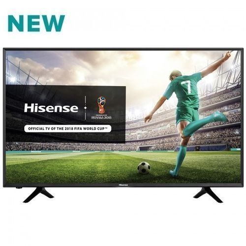 Hisense 40" with inbuilt free to air decoder(F.T.A) LED TV + Free TV guard - Black