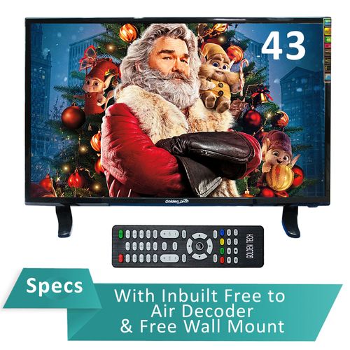 43'' Golden Tech LED Digital TV - Black