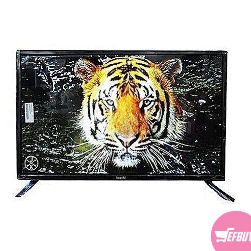 Saachi 24″ Pure LED HD Analog TV - Black