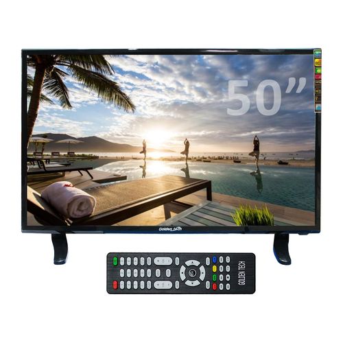 Golden Tech 50'' In-built Decoder LED TV - Black