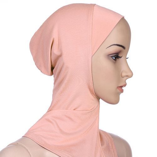 Underscarf Women Veil Hijab Head Scarves-Peach