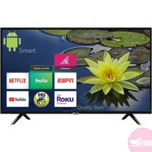 Hisense 43" Smart TV, Inbuilt Wi-Fi Internet, Decoder, YouTube, Netflix - Black