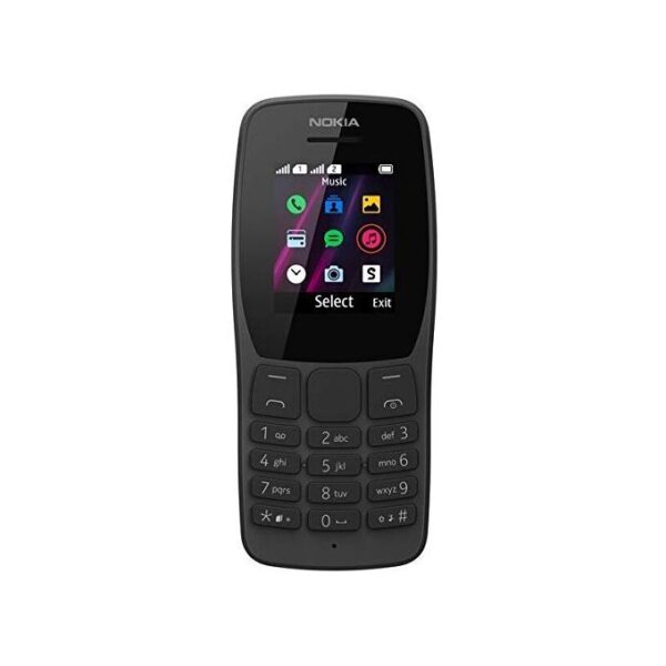 Nokia 110 (2019) Dual SIM 1.77" 0.1MP 800mAh Li-Ion - Black