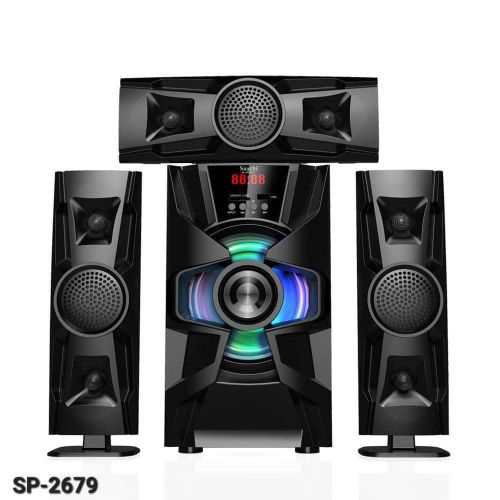 Saachi 3.1CH10000watts Ac/dc Fm/bt/usb Sub Woofer System - Black