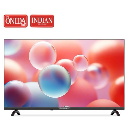 Onida Plus 43 Inch Frameless FHD Android 13 Smart TV (With Indian Technology)- Black