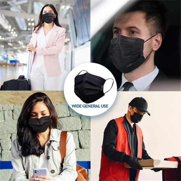 10Pcs 3 Layer Disposable Mask Non-woven Dust Filter Face Mask Mouth Mask - Image 6