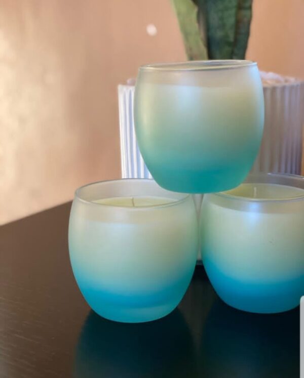 Blue Luminescence Scented Candle (Décor Style)