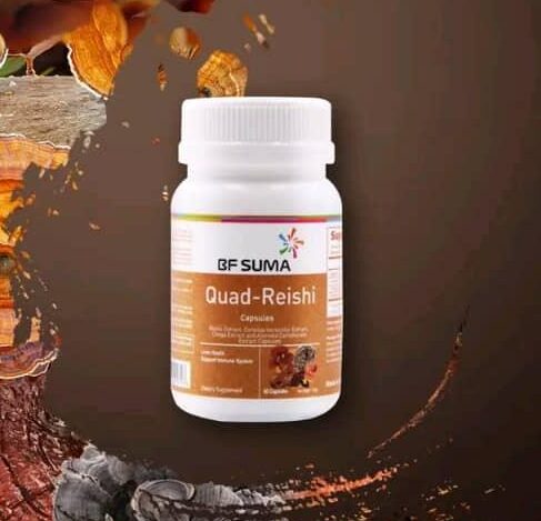 BF Suma Quad-Reishi Capsules For Immunity & Liver Health