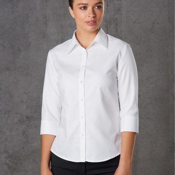 Marks and Spencer women's 3 Quarter Shirt-White.