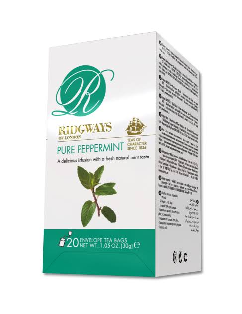 Ridgways Pure Peppermint Tea (20 Tagged and Enveloped Teabags