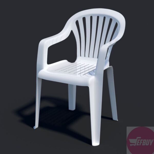 Mukwano eagle original plastic chair-White.