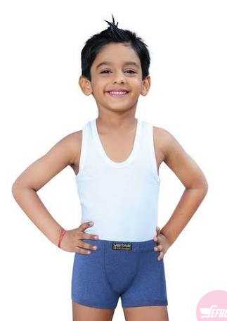 3 pack kids vests-White.