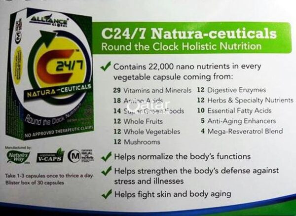 Alliance In Motion Global C24/7 Natura-ceuticals Anti-Ageing - Anti Cancer - Detoxification - Vitality Supplements - Image 7