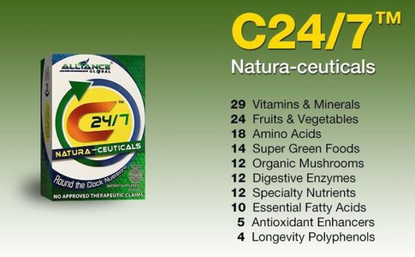 Alliance In Motion Global C24/7 Natura-ceuticals Anti-Ageing - Anti Cancer - Detoxification - Vitality Supplements - Image 5