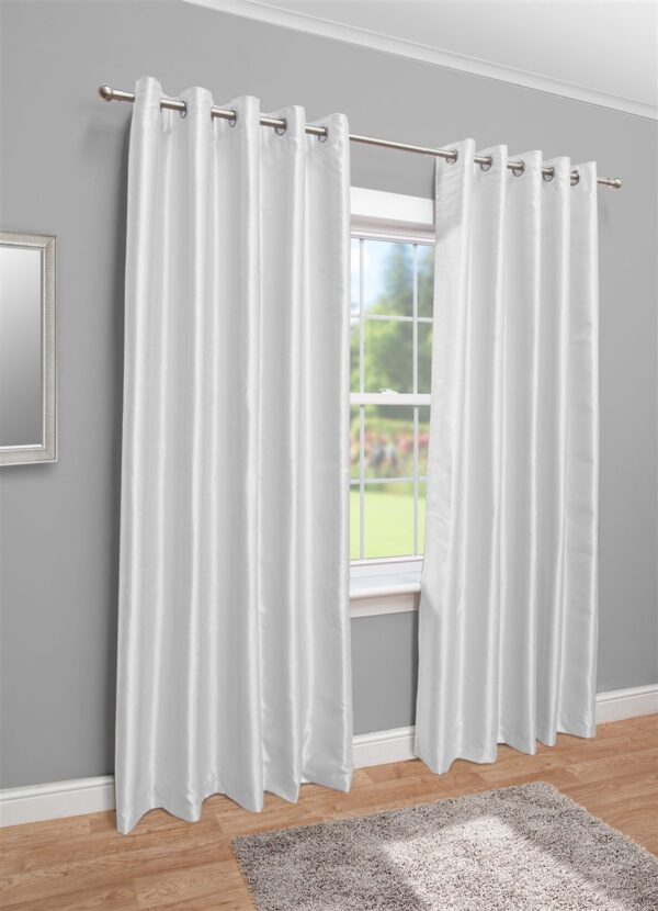 Classy cotton fabric curtain-Off white.