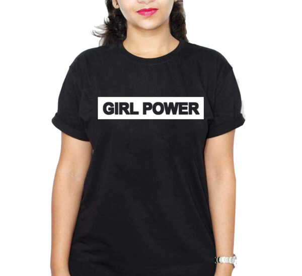 GIRL POWER Women’s T-Shirt – Black