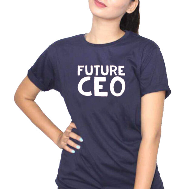 FUTURE CEO Women’s T-Shirt -Navy Blue