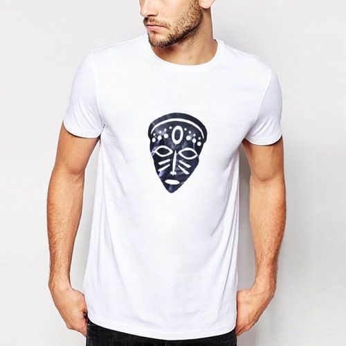 African Symbol Men's T-Shirt - White