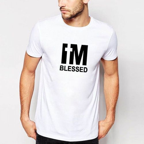 I'M BLESSED Men's T-Shirt - White