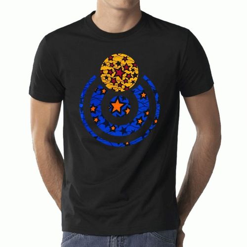 Star Ankara T-Shirt - Black