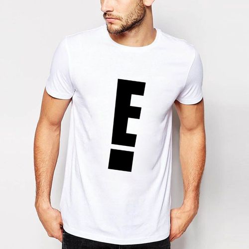 E! Casual Men's T-Shirt - White