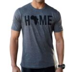 Africa Home Print Men's T-Shirt – Grey