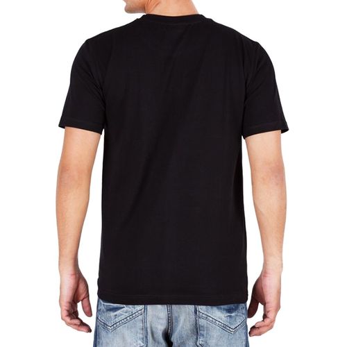 Uganda Flag Designed Men's T-Shirt - Black - Image 2